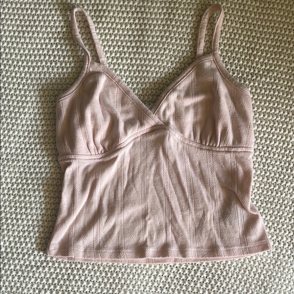 Pink Strappy Top